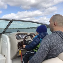 Reed's Marine - Youngest Captain on the lake! #reedsrules #chaparralboats