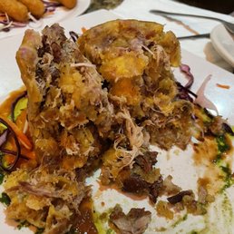 Mofongo de chicharron Mofongo de chicharron
