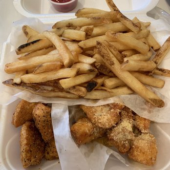 WNB Factory - 10 piece boneless wings & fries 1/2 lemon pepper 1/2 garlic Parmesan - Fast Food Near Me - Snellville, Georgia WNB Factory - 10 piece boneless wings & fries 1/2 lemon pepper 1/2 garlic Parmesan - Fast Food Near Me - Snellville, Georgia