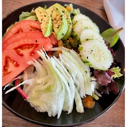 Siam Thai Cuisine - Salad with Ginger Dressing.