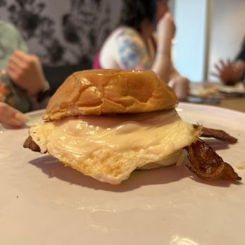 Graze - Eggs over medium with bacon sandwich brunchwhich - Waffles Near Me - Tampa, Florida Graze - Eggs over medium with bacon sandwich brunchwhich - Waffles Near Me - Tampa, Florida