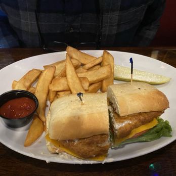 The British Bulldog Pub - Folkstone Fish Sandwich. - British Near Me - Columbia, South Carolina The British Bulldog Pub - Folkstone Fish Sandwich. - British Near Me - Columbia, South Carolina