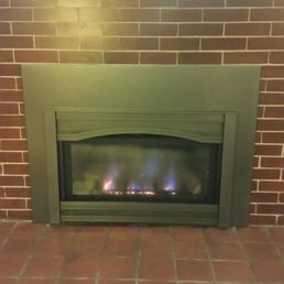 Thrilled with my new fireplace!  11/18/16