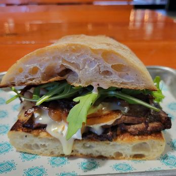 Touchstone Brewing Company - Tri tip sandwich - Breweries Near Me - Sacramento, California