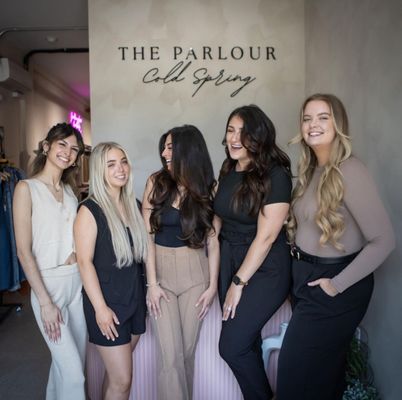 THE PARLOUR Team - Welcome to The Parlour Cold Spring, a salon where luxury meets style. Our team of expert stylists is dedicated to providing you with the ultimate salon experience. From the moment you step through our doors, you'll be greeted with a warm and inviting atmosphere, where you can relax unwind while we take care of all your hair needs. Book your appointment below with your desired stylist and let us help you look and feel your best.