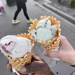 Mixed Berry Cream Cheese and Mint Chocolate Mixed Berry Cream Cheese and Mint Chocolate