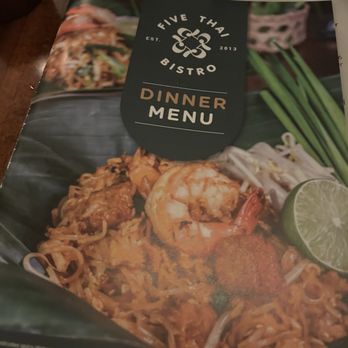 5 Thai Bistro - Menu - Asian Fusion Near Me - Portsmouth, New Hampshire
