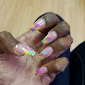 The Sassy Nails Studio - Fresh full set. Coffin medium length nails - Nail Salons Near Me - Augusta, Georgia The Sassy Nails Studio - Fresh full set. Coffin medium length nails - Nail Salons Near Me - Augusta, Georgia