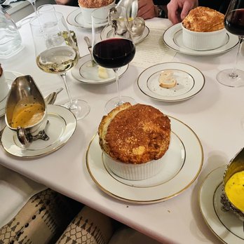 Le Souffle - Seafood souffle and lardon souffle - I refuse to try to find the words, drop what you're doing and go experience these heavenly dishes! - French Near Me - Carmel-by-the-Sea, California Le Souffle - Seafood souffle and lardon souffle - I refuse to try to find the words, drop what you're doing and go experience these heavenly dishes! - French Near Me - Carmel-by-the-Sea, California