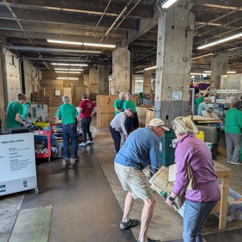 Cincinnati Recycling & Reuse Hub - Workers helping folks recycle properly. - Recycling Center Near Me - Cincinnati, Ohio