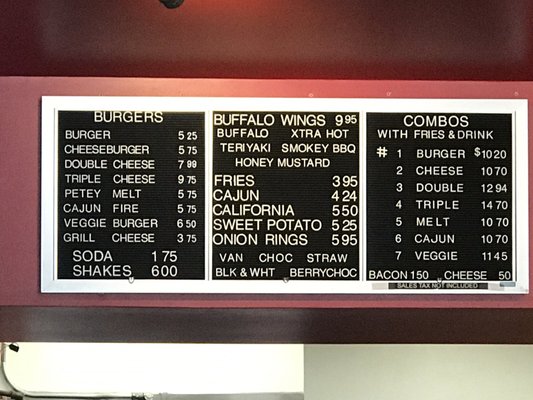 Menu photo 2 Petey's Burger Astoria, NY Menu photo 2 Petey's Burger Astoria, NY
