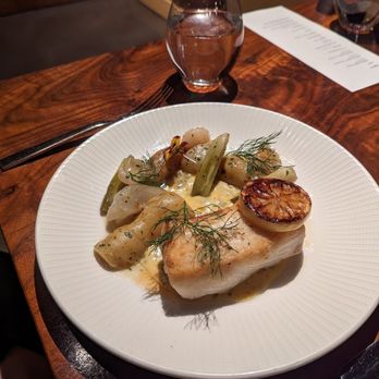 Lucy Restaurant & Bar - Halibut - New American Near Me - Yountville, California Lucy Restaurant & Bar - Halibut - New American Near Me - Yountville, California