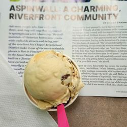 Treat Down The Street - Aspinwall: a charming, riverfront community + peanut butter chocolate pretzel scoop