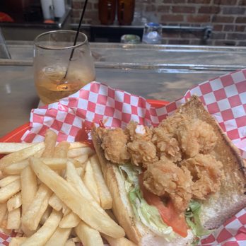 Names & Faces Lounge - Shrimp Po Boy and TP3 - Lounges Near Me - Jackson, Mississippi