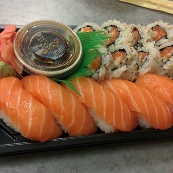 New Tokyo Sushi Bar - Combo #2 - Salmon sushi with salmon cucumber roll - Food Stands Near Me - Fair Lawn, New Jersey New Tokyo Sushi Bar - Combo #2 - Salmon sushi with salmon cucumber roll - Food Stands Near Me - Fair Lawn, New Jersey