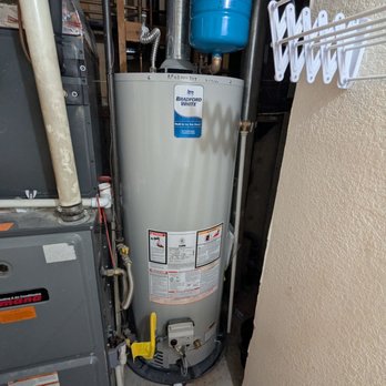 Local Plumbing, Heating & Cooling - New water heater with expansion tank - Plumbing Near Me - Aurora, Colorado Local Plumbing, Heating & Cooling - New water heater with expansion tank - Plumbing Near Me - Aurora, Colorado