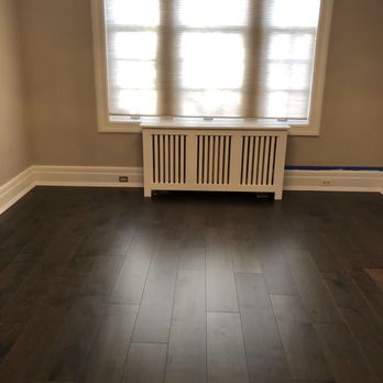 Euro Floors - Existing hardwood and subflooring removed, new plywood with leveling installed. And Prefinished engineered wood floor installed on top. - Flooring Near Me Euro Floors - Existing hardwood and subflooring removed, new plywood with leveling installed. And Prefinished engineered wood floor installed on top. - Flooring Near Me