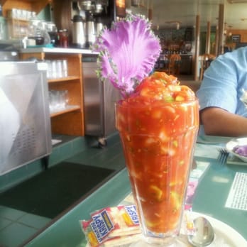 Tognazzini's Dockside - Mexican shrimp cocktail. Gotta try this one! - Seafood Near Me - Morro Bay, California Tognazzini's Dockside - Mexican shrimp cocktail. Gotta try this one! - Seafood Near Me - Morro Bay, California