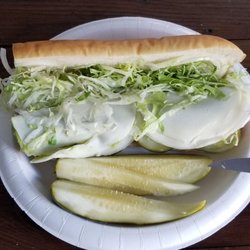 Veggie w/ the bread left in and a pickle- tasty!