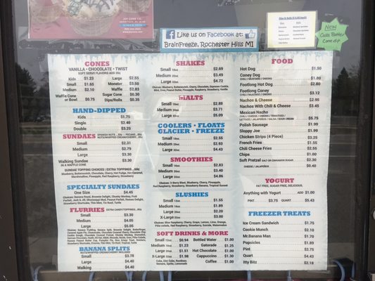 Menu photo 6 Brain Freeze Rochester Hills, MI Menu photo 6 Brain Freeze Rochester Hills, MI