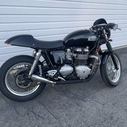 2013 Triumph Thruxton upgrades and service done by Kevin at MotoChop Sho 2013 Triumph Thruxton upgrades and service done by Kevin at MotoChop Sho