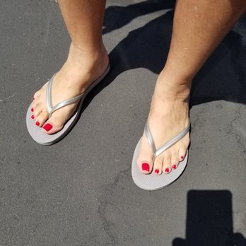 Posh Nails - Look at my feet there are awesome - Nail Salons Near Me - Manhattan Beach, California