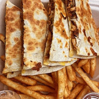 K’s Cafe - Chicken Quesadilla W/Fries - New American Near Me - Saint Paul, Minnesota K’s Cafe - Chicken Quesadilla W/Fries - New American Near Me - Saint Paul, Minnesota