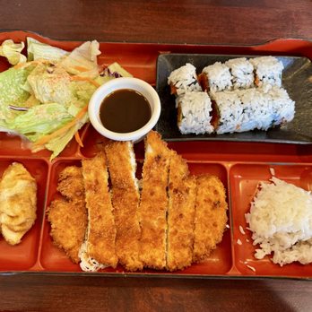 Sushi Kyodai - Lunch box with spicy tuna and chicken katsu - Japanese Near Me - San Diego, California Sushi Kyodai - Lunch box with spicy tuna and chicken katsu - Japanese Near Me - San Diego, California