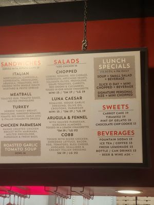 Menu photo 1 Luna Pizzeria Houston, TX Menu photo 1 Luna Pizzeria Houston, TX
