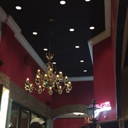 Half Shell Oyster House Spanish Fort - Pretty chandelier at the entrance
