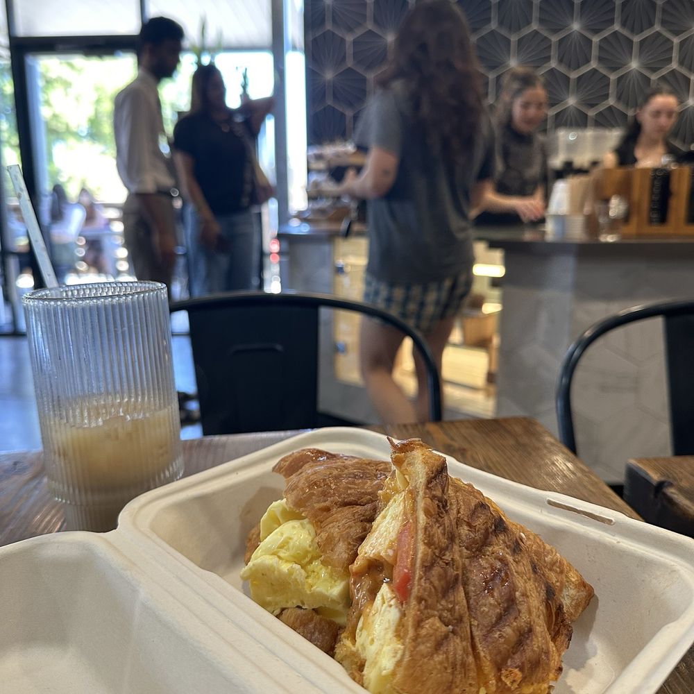 Big House Beans - Breakfast sandwich with chipotle and iced latte - Coffee & Tea Near Me - Brentwood, California Big House Beans - Breakfast sandwich with chipotle and iced latte - Coffee & Tea Near Me - Brentwood, California