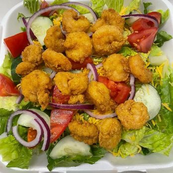 Longbranch Cafe - Shrimp salad - Pizza Near Me - Tylertown, Mississippi