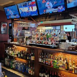 On The Rox Sports Bar & Grill - Full stocked bar- tons of TV. Great for watching sports