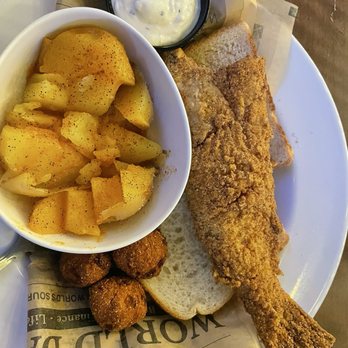 The Seafood Bistro - Whole catfish with new potatoes - Cajun/Creole Near Me - Montgomery, Alabama The Seafood Bistro - Whole catfish with new potatoes - Cajun/Creole Near Me - Montgomery, Alabama