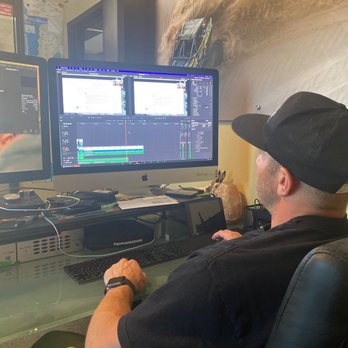 Merrell Media - Editing video at his office - Video/Film Production Near Me Merrell Media - Editing video at his office - Video/Film Production Near Me