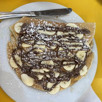 Brekkies - Banana Nutella pancakes - Breakfast & Brunch Near Me - Solvang, California