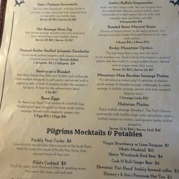 Apps and mocktails Note there's a separate mains and cocktail menu Apps and mocktails Note there's a separate mains and cocktail menu
