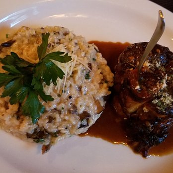 Dinerbar - Braised veal shank with mushroom risotto. Was lucky to step in on Saturday (It's a Saturday special) to try it.... delicious. - Diners Near Me - Rego Park, New York Dinerbar - Braised veal shank with mushroom risotto. Was lucky to step in on Saturday (It's a Saturday special) to try it.... delicious. - Diners Near Me - Rego Park, New York