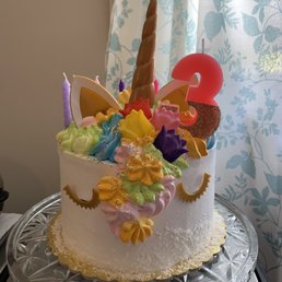 a unicorn cake a unicorn cake