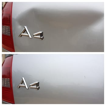 Dent Guy - The trunk of an Audi A4 - Mobile Dent Repair Near Me Dent Guy - The trunk of an Audi A4 - Mobile Dent Repair Near Me