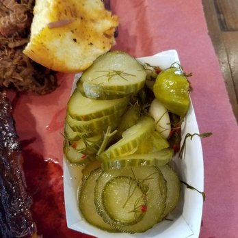 la Barbecue - Home made pickles - Barbeque Near Me - Austin, Texas