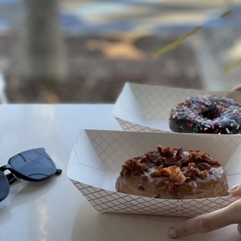 The Goods - Maple bacon // classic choco sprinkle - Donuts Near Me - Carlsbad, California