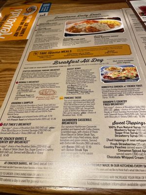 Menu photo 8 Cracker Barrel Old Country Store Milford, CT