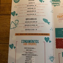 Eatery Social Taqueria - Small plates menu