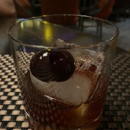 a drink in a glass a drink in a glass