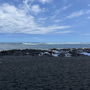 Punalu'u Black Sand Beach - Beaches Near Me - Pahala, Hawaii Punalu'u Black Sand Beach - Beaches Near Me - Pahala, Hawaii