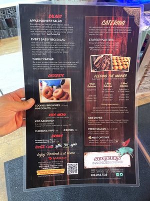 Menu photo 2 Starbecks Smokehouse Waterloo, IA