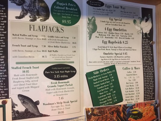 Menu photo 8 Tamarack Inn Lake George, NY