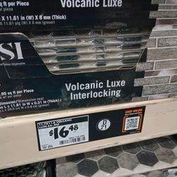 Love this look of volcanic style