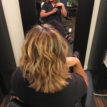 Showdown Beauty Parlor - After cut and blonde highlights. - Hair Extensions Near Me - Walnut, California